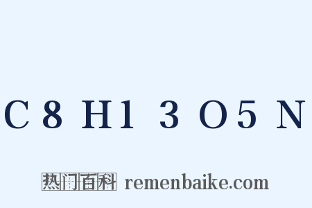 C8H13O5N是什么意思的图片